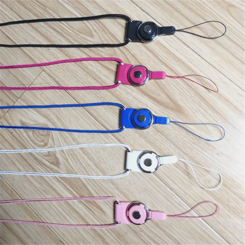 

5Pcs Mobile Phone Lanyard Strap Hange Rope on Neck Key Holder Ring Wholesale Removable Hanging Rope Universal