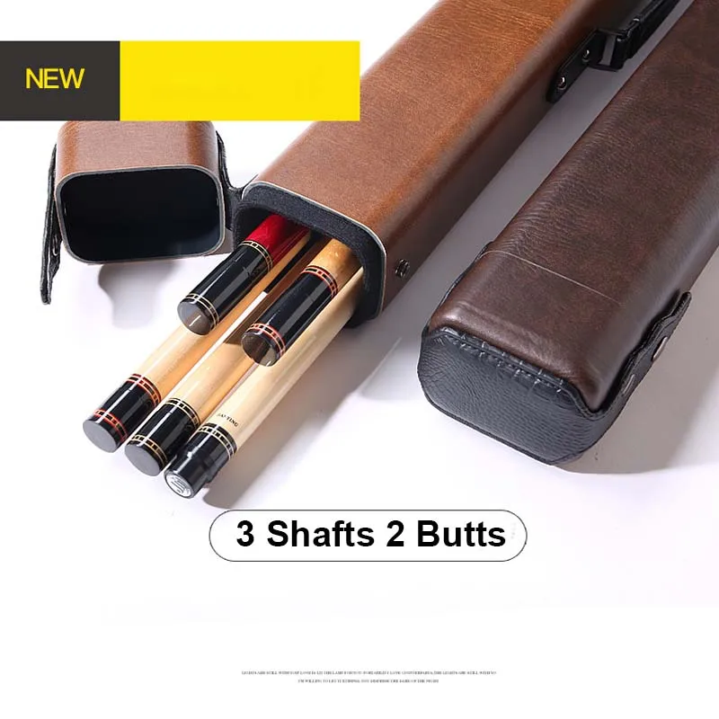

New Billiard Pool Cue Case 2 Butts 3 Shafts 85cm Length 2 Colors