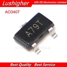 50 pces ao3407a sot-23 marcação: a79t ao3407 sot23 p-canal mosfet novo original