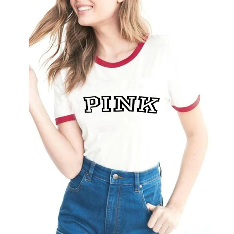 Женская футболка с надписью Love Pink модная Феминистская улззанг тумблр для веганов