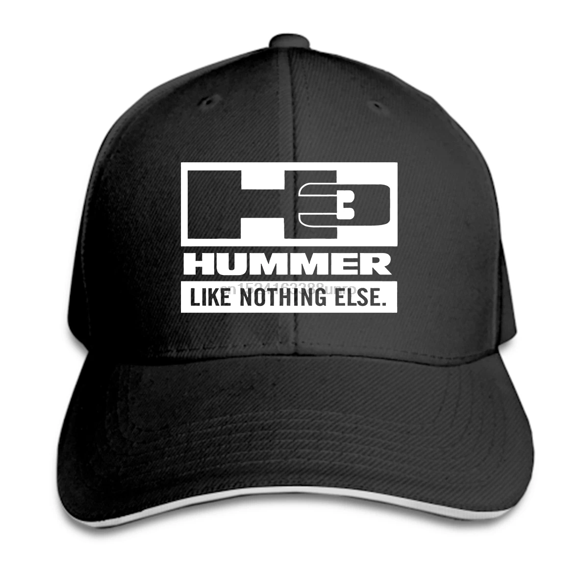 

Black H3 Hummer Like Nothing Else Mens Baseball caps Baseball cap