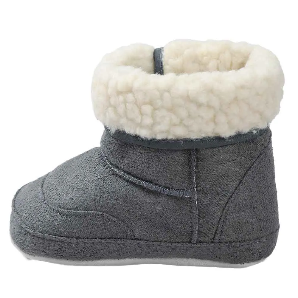 Зимняя обувь для маленьких мальчиков и девочек; русская зимняя теплая обувь для младенцев; Детские сапожки из искусственного меха; кожаные ботинки для маленького мальчика; плюшевая детская обувь