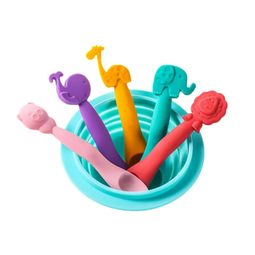 Acquista all'ingrosso online silicone baby spoon da grossisti ...