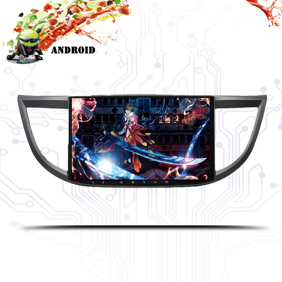 Sale 2 DIN 4+64GB Android 9.0 Radio Car DVD Player GPS Navigation for Honda CRV 2012-2016 Car Stereo Audio Multimedia Headunit System 1