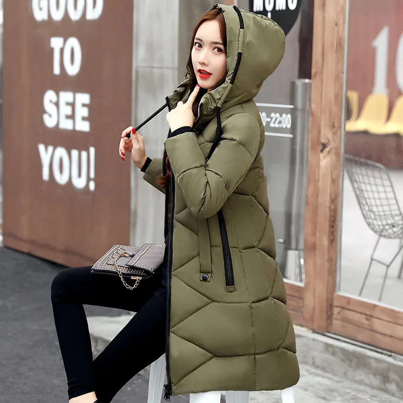 D'hiver Femelle Chaud Parkas Épaississement Grey 2017 Hiver Green De army Manteau Manteaux Mode Parka Mince Red wine Femmes Longue Veste Nouveau Survêtement noir 4qSXwZF