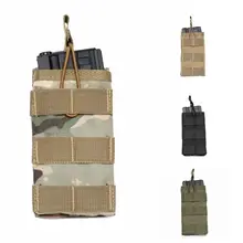 Одиночный пистолетный мешочек нейлон охотничьи боеприпасы Molle Открытый Военный Тактический Подсумок