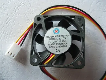 

12 Pcs Brushless DC Cooling Fan 7 Blade 4010S 24V 40x40x10mm 3wires