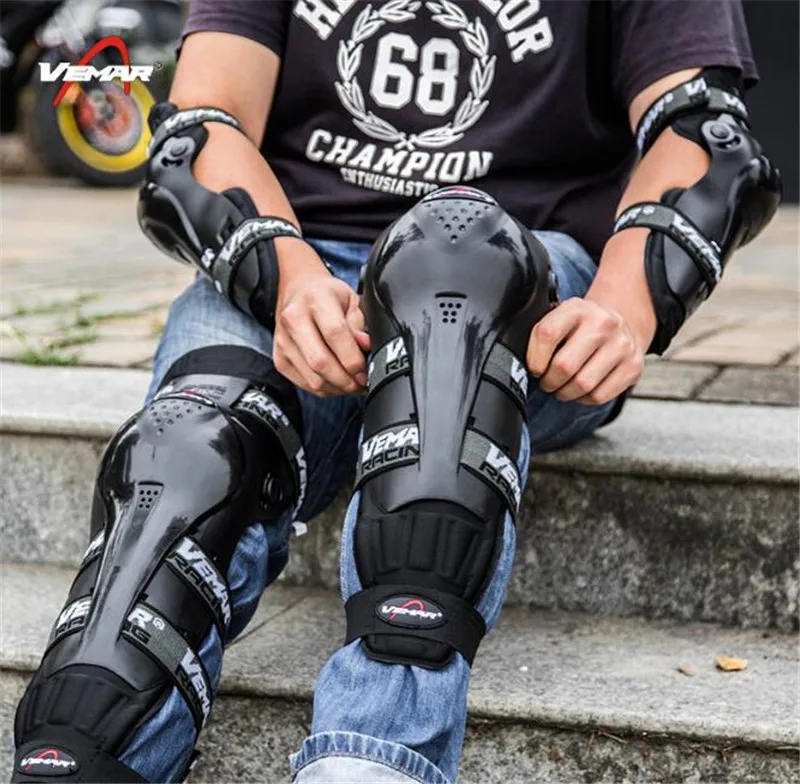 

VEMAR Motocross Off-Road Dirt Bike Elbow & Knee Protective Motobiker Knee Pad Motorcycle Riding Kneepad