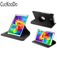 CucKooDo 200 шт./лот для Samsung Galaxy Tab S 8,4, 360 Вращающийся Smart Cover из искусственной кожи чехол для Samsung Galaxy Tab S 8,4 SM-T700