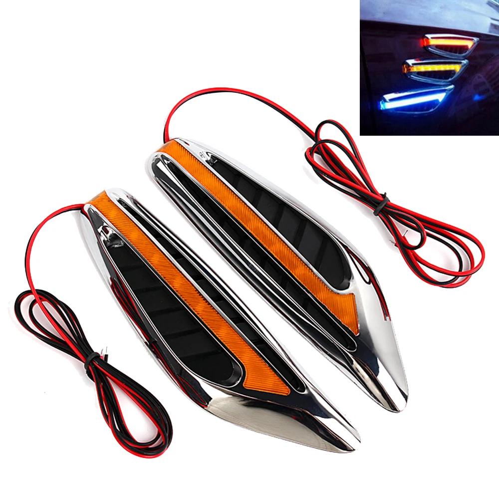 1 Pair LED Car Side Turn Signal Lights Auto Accessories High Quality