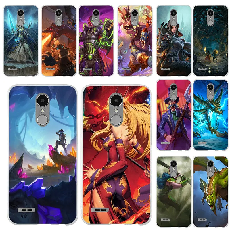 

For LG K4 K7 K8 K10 2017 G2 G3 Mini G4 G5 G6 Stylus Nexus 5 5X V10 V20 V30 Shell Soft Silicone Hearthstone Heroes Of Warcrafts