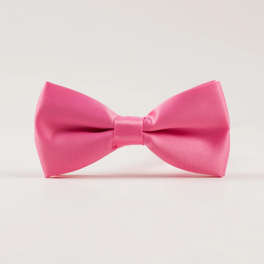 16 Цвета Solid Bow Tie Для мужчин Регулируемый полиэстер лук галстук-бабочка для мальчиков и девочек Карамельный цвет Жених выпускного вечера вечерние Для женщин с бантом - Цвет: Color 15