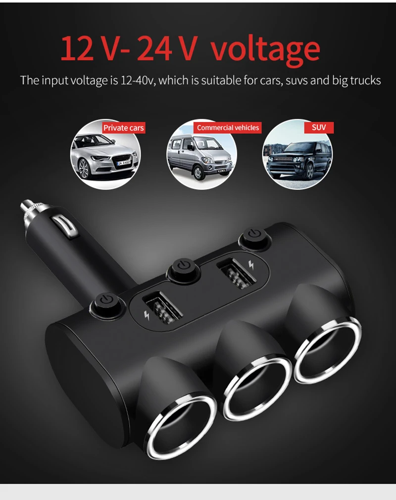 Thbelieve 2018 New Products 2 USB Car Chargers 5V 2.1A Fast Charging Auto-Chargers For Mobile Phone Hot Selling Car Charging (5)
