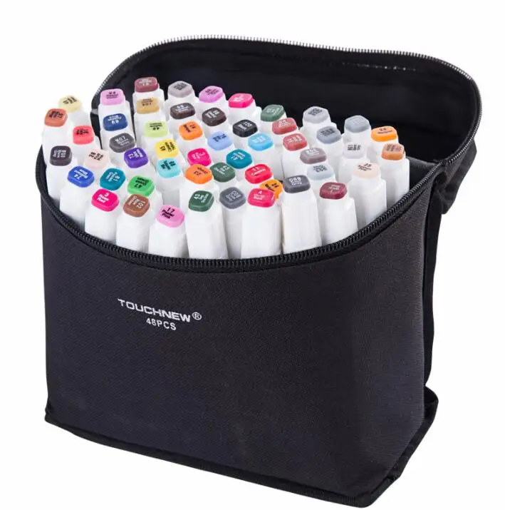 

Marker Pen Set Dual Head Sketch Markers Brush Pen For Draw Manga Animation Design Art Supplies