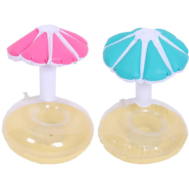 ПВХ гриб надувные Coaster красный синий зонт надувная чаша сиденье Coaster плавающая чашка держатель бассейн игрушка