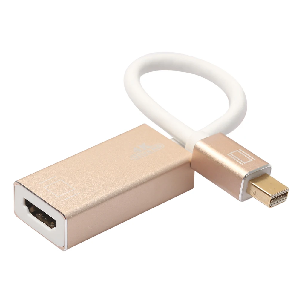 

New Full 4K Thunderbolt Mini Display Port DP 1.2 To HDMI 2.0 Cable HDTV Support 4Kx2K 50HZ Resolution For Macbook