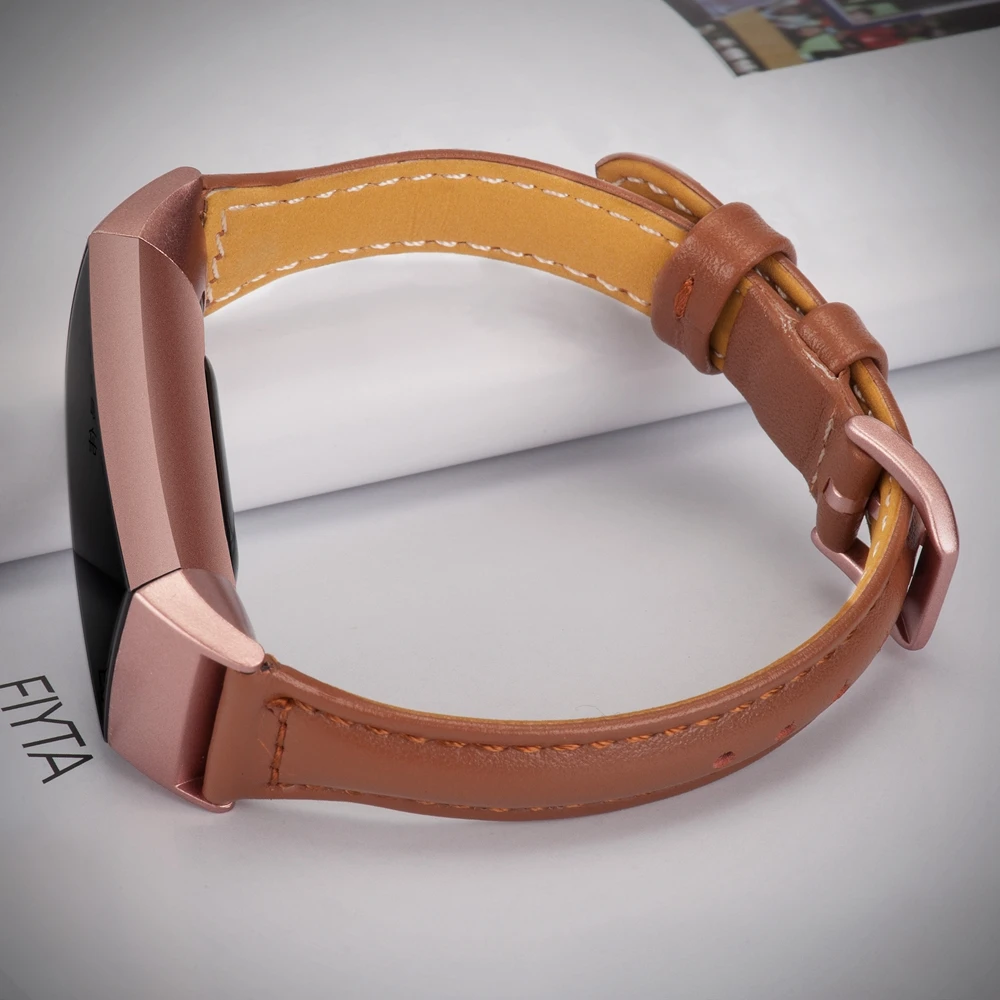 Toyouths ремешки для умных часов для Fitbit Charge 3 для женщин Тонкий Кожа Замена специальный день аксессуары ремень любителей