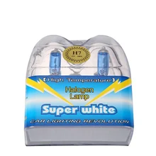 2 шт. H7 12 V 100 W галогенные автомобильные источник света лампы 6000 K H7 супер белые фары авто лампа парковки автомобилей