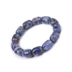 Mix натуральный камень, Агат браслеты с подвесками женские браслет чакра мужские черные вулканические каменные плетеные браслеты ручной