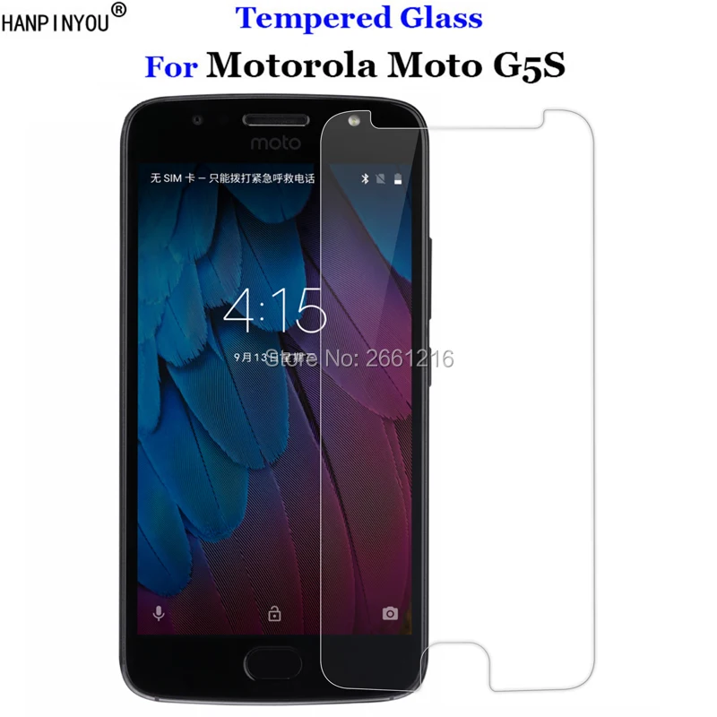 

For Motorola Moto G5S 5.2" Tempered Glass 9H 2.5D Premium Screen Protector Film For Motorola Moto G5S XT1793 XT1794 XT1792