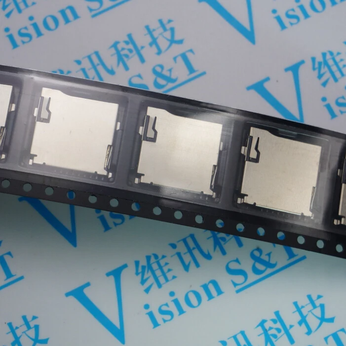 

10PCS/LOT Micro SD card seat SMD 9Pin TF card seat outside the patch from the card deck PUSH Connector