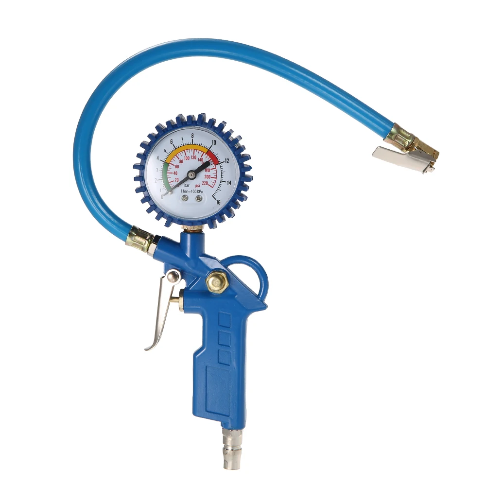 

2018 Auto Vehicle Car Tyre Tire Pressure Gauge Tester Diagnostic Tool 0-220PSI, 0-16 Bar Tire Pressure Gauge
