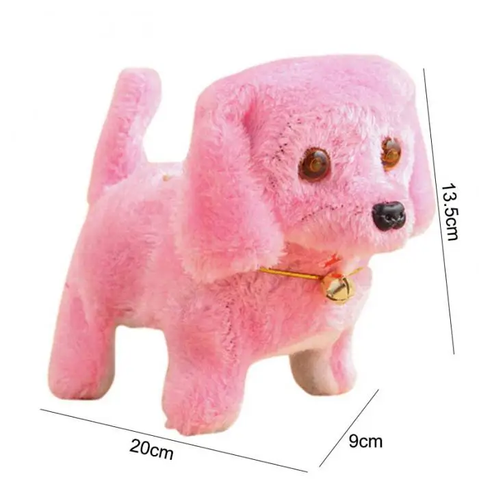 Детская плюшевая электронная игрушка, собака Робот Домашние животные ходящая собака игрушки подарок для детей день рождения NSV775