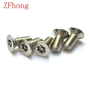 

20pcs/lot M8*20/25/30/40/50/60 stainless steel Torx countersunk Head Tamper Proof Security Screw Screws