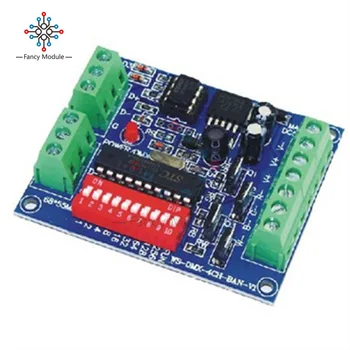 

4CH DC5V-24V 4CH 4 channel RGBW Easy dmx512 DMX Decoder,Dimmer,Controller,Driver,for LED Strip Light Tape Lamp Module