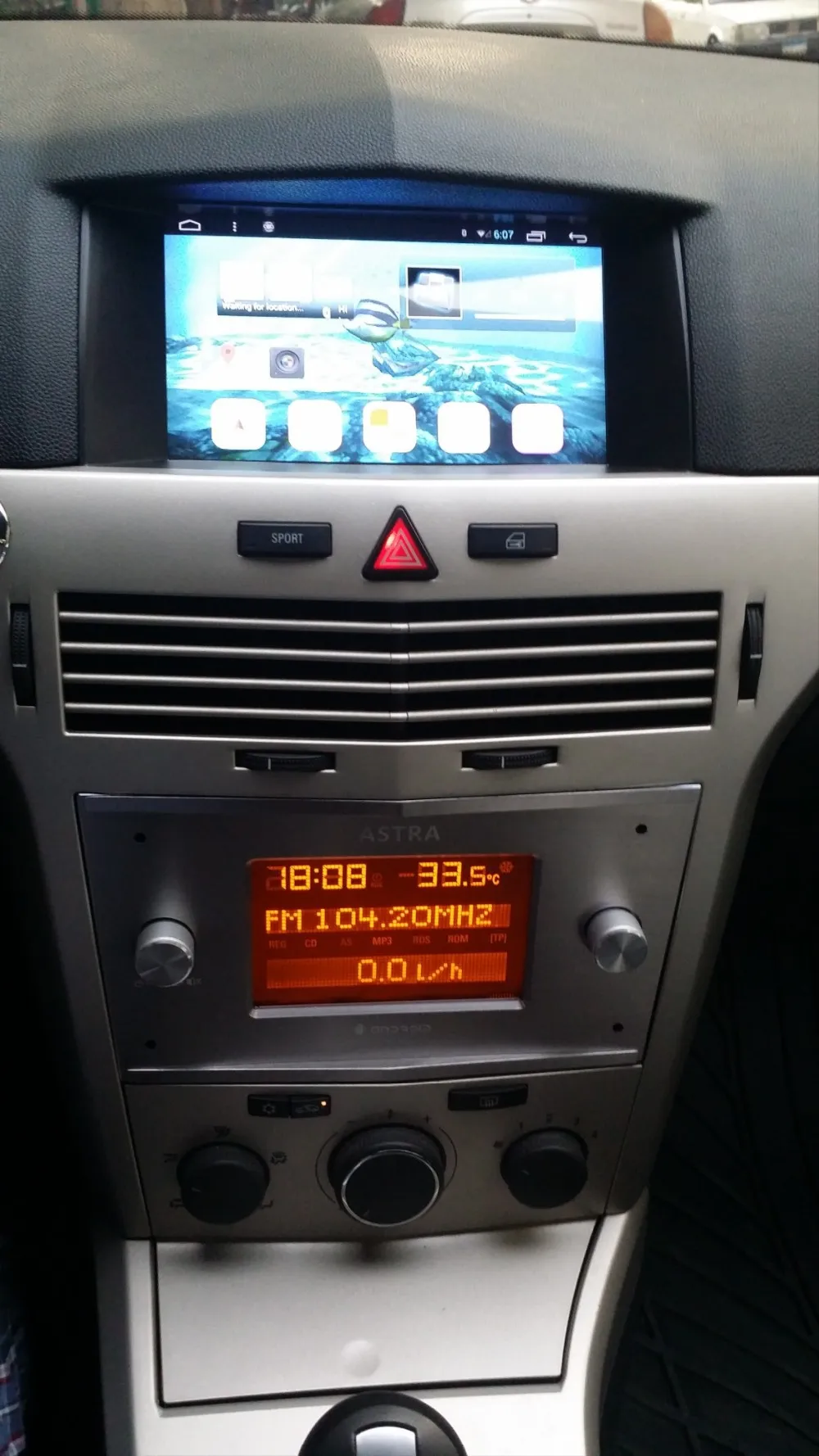 Astra Tuning Team Zobacz Watek Zmiana Wnetrza Astry H Brzydki Panel Srodkowy