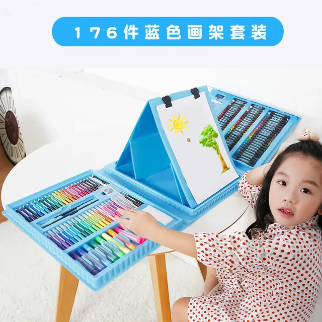 online shop 176pcs set children colors pencil drawing artist kit