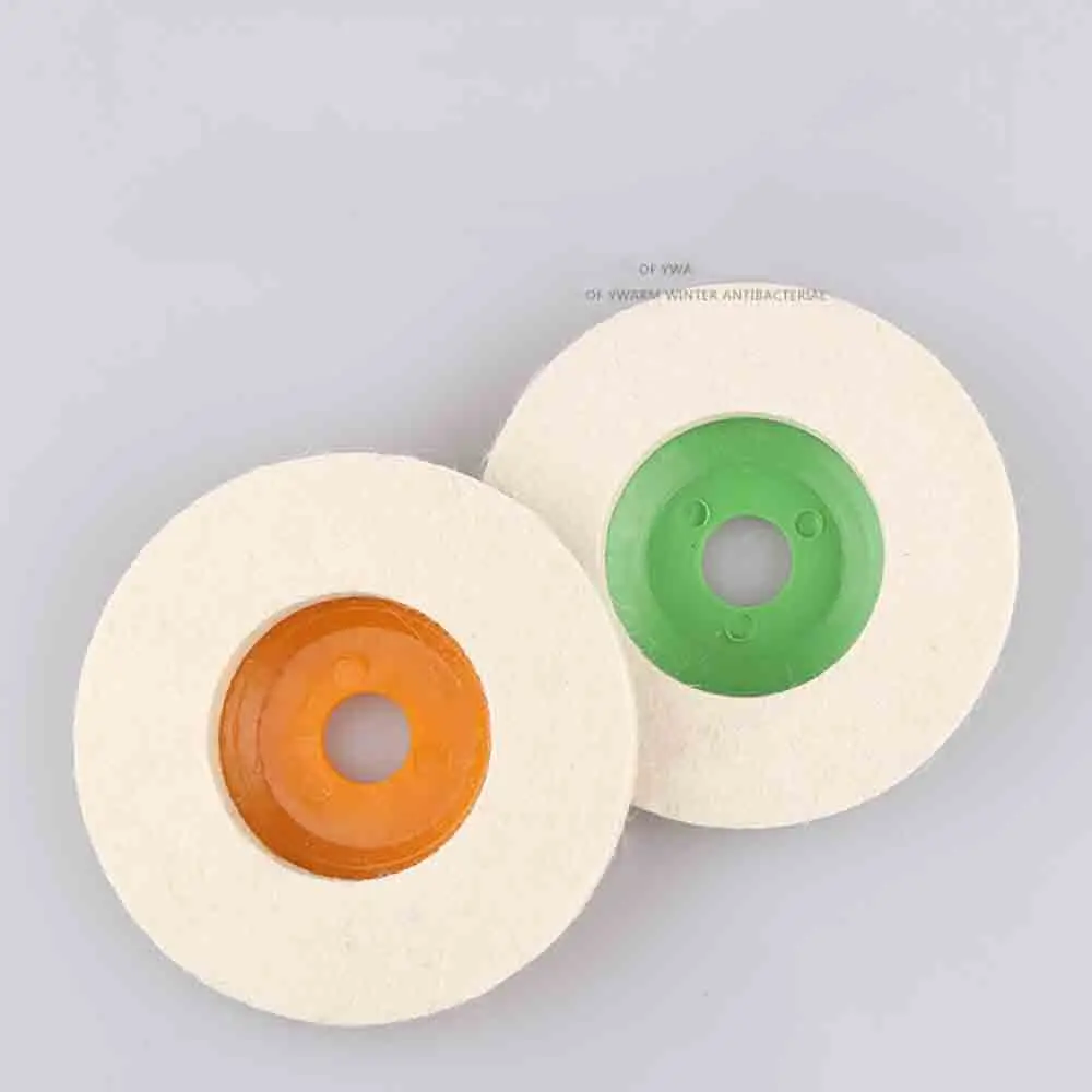 5 Pcs Polishing Pad Wool Buffing Angle Wheel Grinder Felt Polishing Disc for Rotary Tool Abrasive Grinding Wheel 30pcs wool grinding head shank 2 35 3mm pad wool felt polishing buffing wheel electric grinder pointed jade mirror polishing