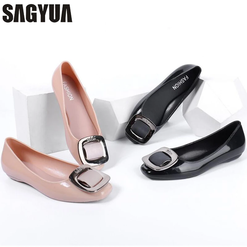 

Vogue Femininity Mujer Pregnant Women Square Toes Female Nurse Casual Moccasins Fashion Flat Slip-On Loafers Flattie Shoes T495