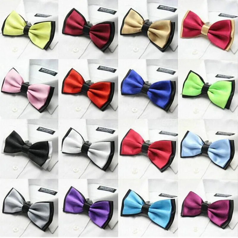 

blue Lake blue tie fashionable man pure color suit tie business tie the groom wedding sapphire bow tie