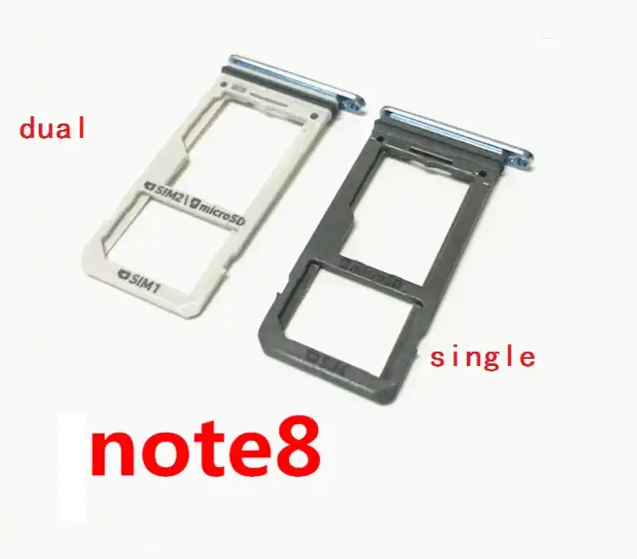 Single Sim Dual Sim For Samsung Galaxy Note 8 Sim Card Holder