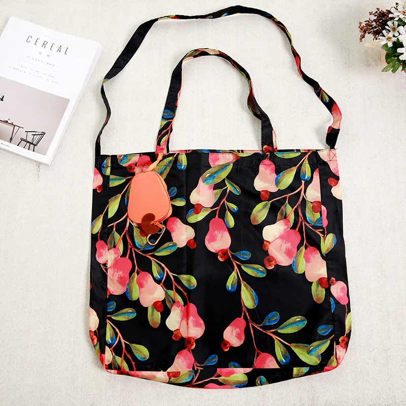 

Apple Vegetable Fruit Green Supermarket Shopping Bag Recycle Portable Folding Cute Large Storage Reusable Totes Eco Bags