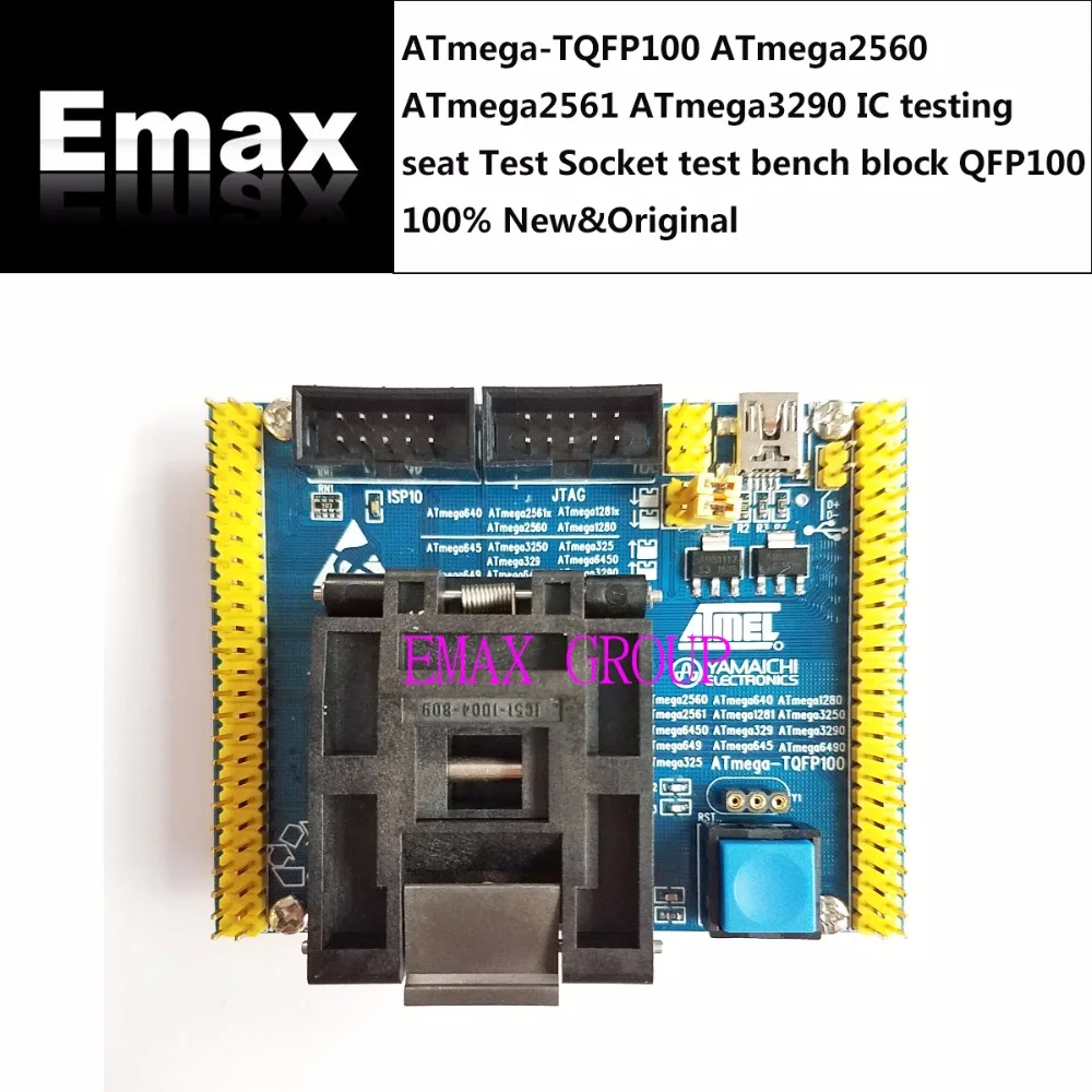 ATmega-TQFP100 ATmega2560 ATmega2561 ATmega3290 IC Тесты ing сиденье Тесты гнездо Тесты блок верстака TQFP100 QFP100