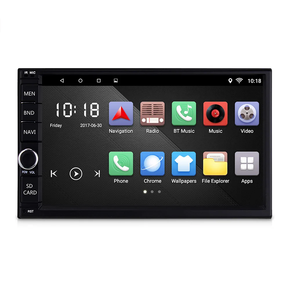 

Universal Android 6.0 Car Multimedia Player 7-inch TFT Touch Screen 2G+16G Mirror Link GPS Navigation Radio WIFI Video Player