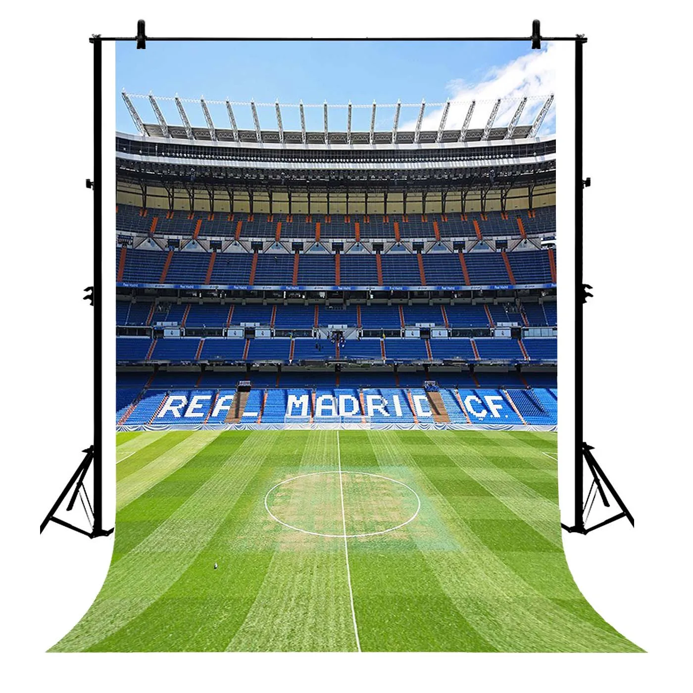 

5x7ft Football Field Polyester Photo Background Portrait Backdrop