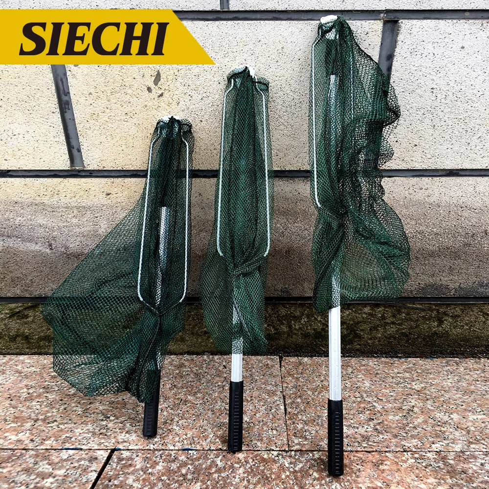 

Portable Triangular Folding Fishing Net Landing Net 1.5/1.7/2.1M Extendable