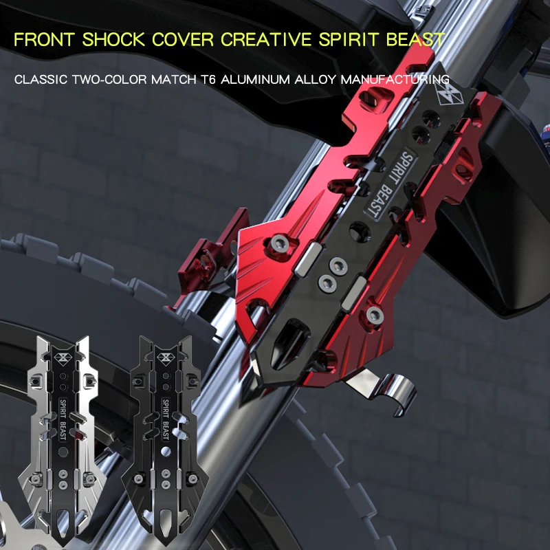 

SPIRIT BEAST Motorcycle Accessories Before The Shock Proof Cover Off Road Vehicles Personalized Front Shock Cover Free Shipping