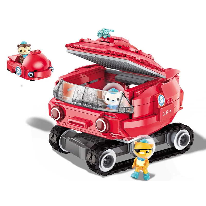 Конструктор Ideas City Les Octopus Octopod Octonauts строительные блоки из мультфильма наборы