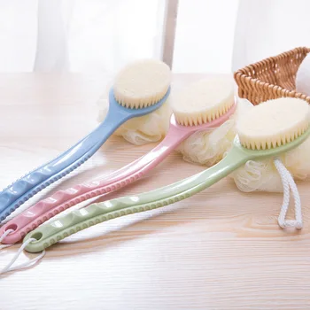 

Long Handle Hanging Soft Mesh Back Body Bath Shower Scrubber Brush Sponge bath ball Brush rub back Adult bath brush