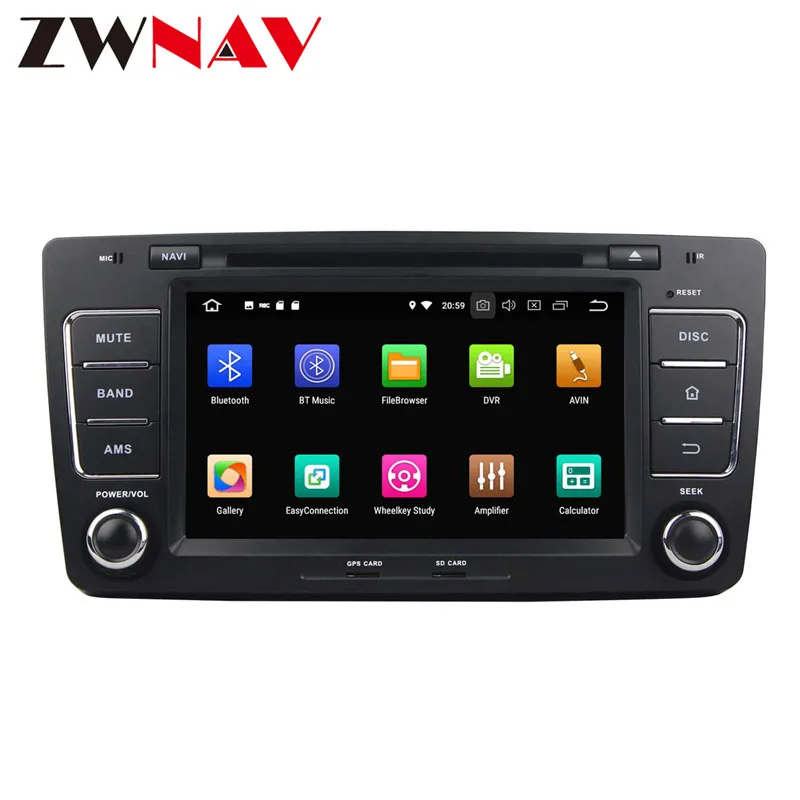 Flash Deal 4G+32G android 8.0 car dvd player head unit for VW OCTAVIA 2012 multimedia player car radio stereo gps navigation BT wifi 8 core 10