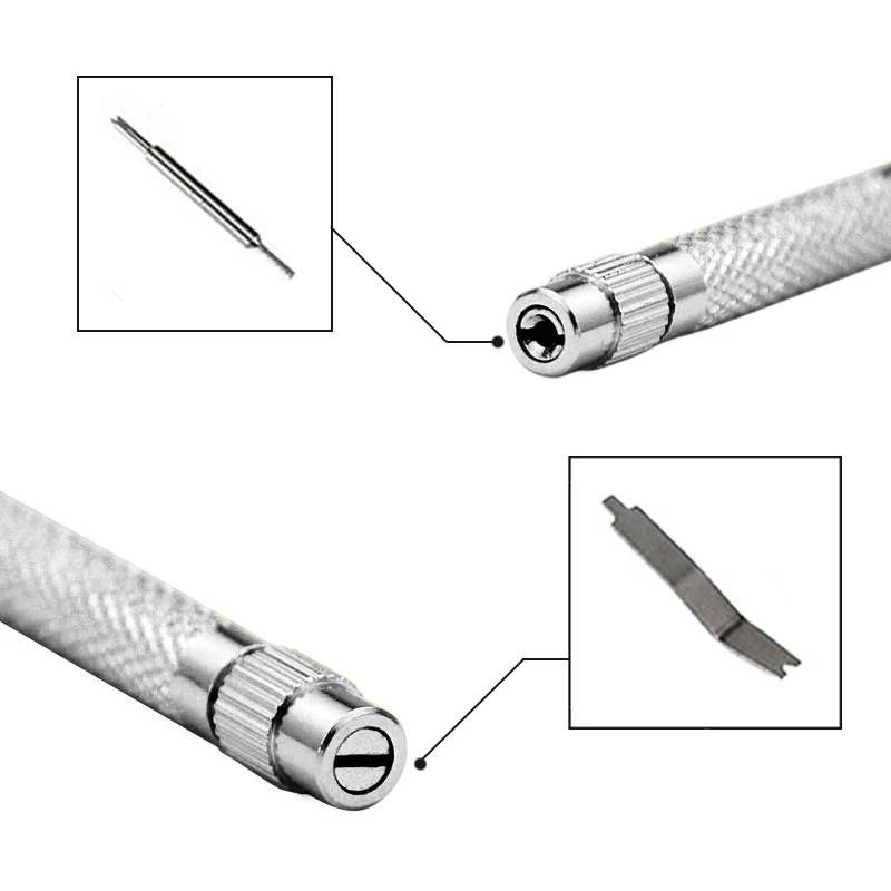 Ремешок для часов, инструменты для ремонта, металлический пружинный чехол из нержавеющей стали, инструмент для удаления штифтов, аксессуары для часов