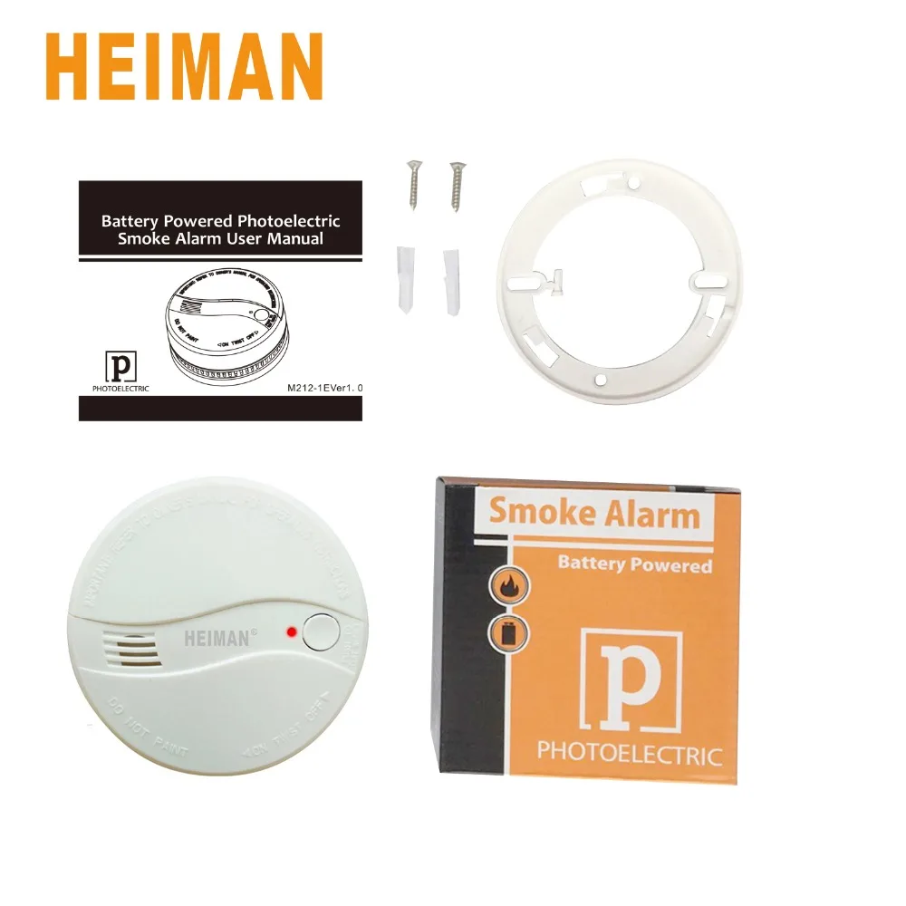 HEIMAN 1 предмет комплект из 2 предметов 3 предмета дымовой пожарный извещатель со