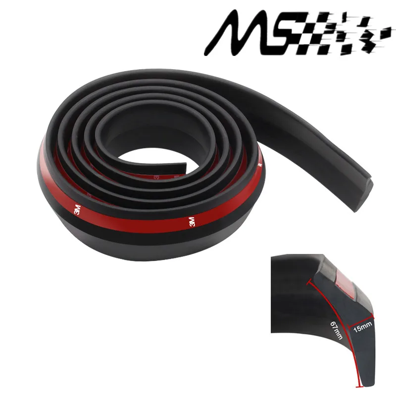 Thickening upgraded TPVC Front Bumper Lip Skirt Protector