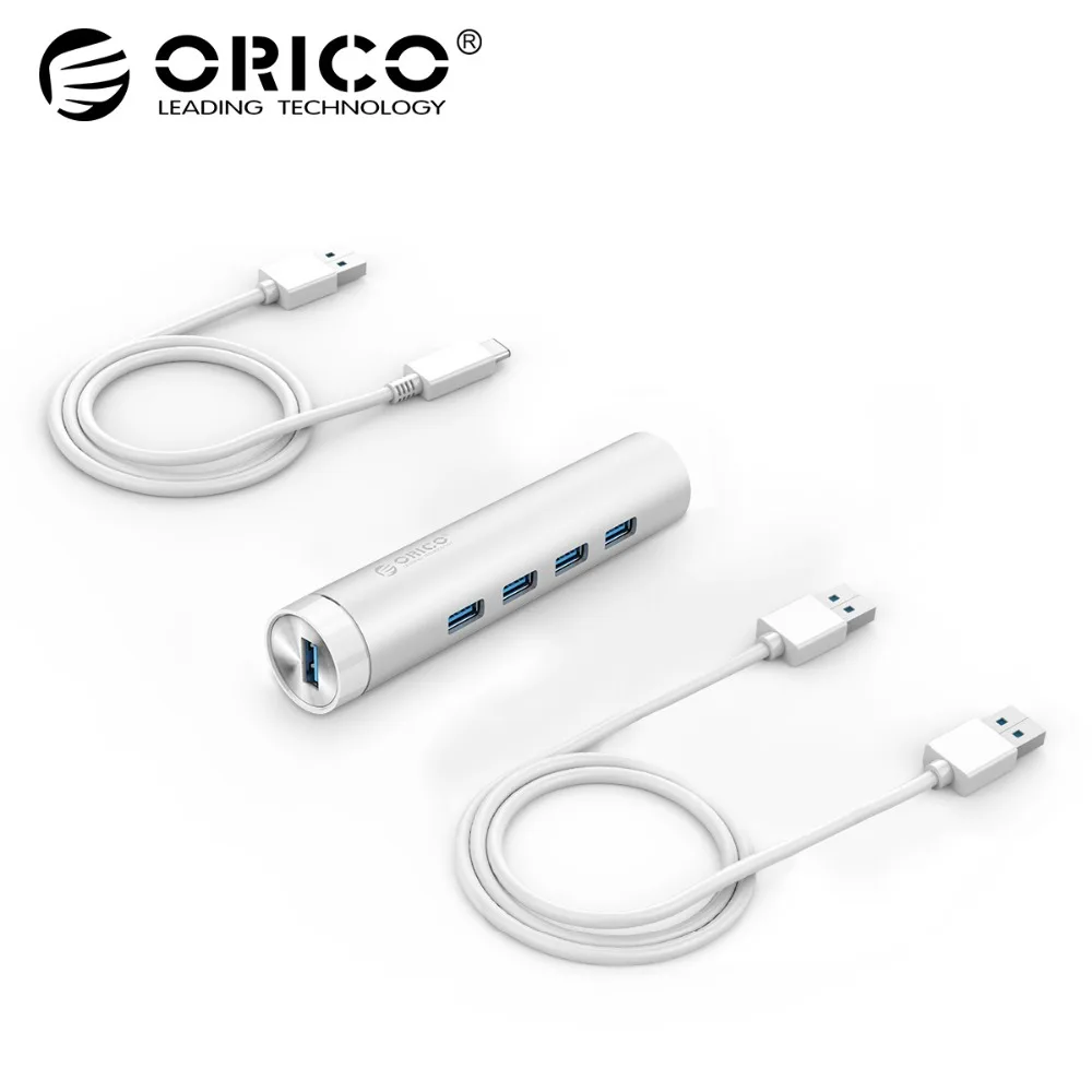 ORICO USB C HUB 4 Port USB3.0 Hub Expand Type C HUB With Type C Cable And Type A Cable For Mac/Windows/Linux