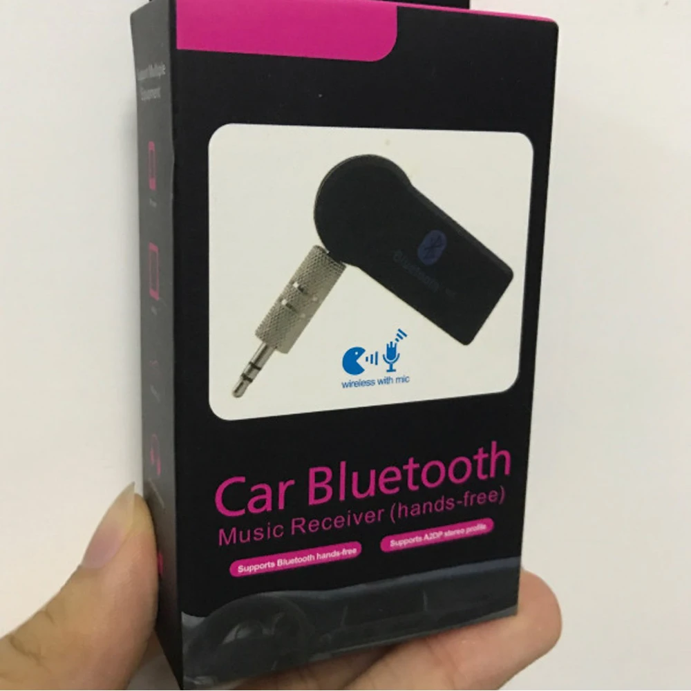 Автомобильный беспроводной bluetooth приемник с разъемом 3 5 мм со стереозвуком и