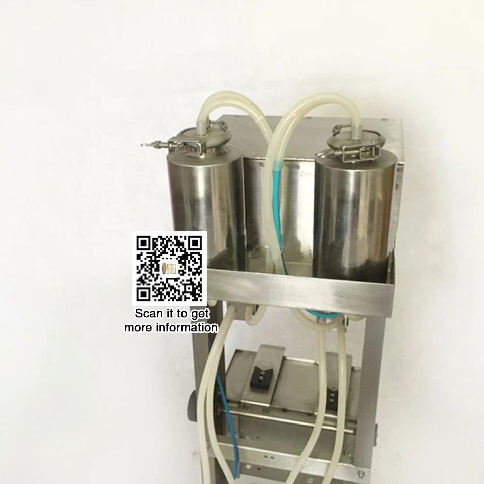 liquid filler vacuum machine for perfume bottles 2 heads perfume filling machine .6